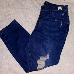 Judy blue plus size 16w boyfriend high waist skinny jeans